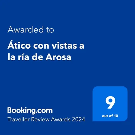 Atico Con Vistas A La Ria De Arosa דירה *